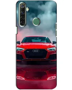 Чехол для Realme 6i с картинкой «Audi RS — красный стиль»