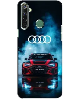 Чехол для Realme 6i с картинкой «Audi Sport — неон»