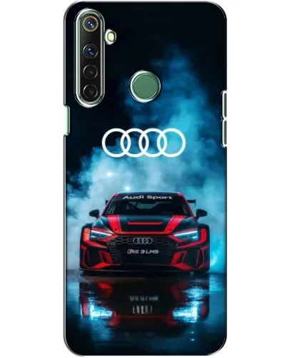 Чехол для Realme 6i с картинкой «Audi Sport — неон»