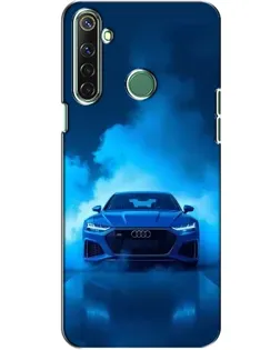 Чехол для Realme 6i с картинкой «Audi — голубая энергия»