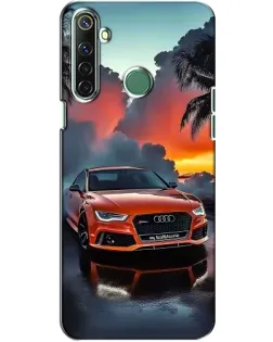 Чехол для Realme 6i с картинкой «Audi — закат»