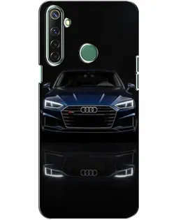 Чехол для Realme 6i с картинкой «Audi — ночное отражение»