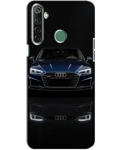 Чехол для Realme 6i с картинкой «Audi — ночное отражение»