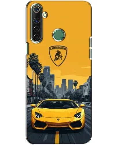 Чохол для Realme 6i з картинкою «Жовтий Lamborghini місто» Чохол для Realme 6i з картинкою «Жовтий Lamborghini місто»
