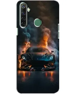 Чохол для Realme 6i з картинкою «Lamborghini димна естетика»