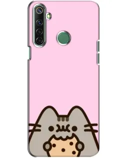 Чехол для Realme 6i с картинкой «Pusheen и печенье» Чехол для Realme 6i с картинкой «Pusheen и печенье»