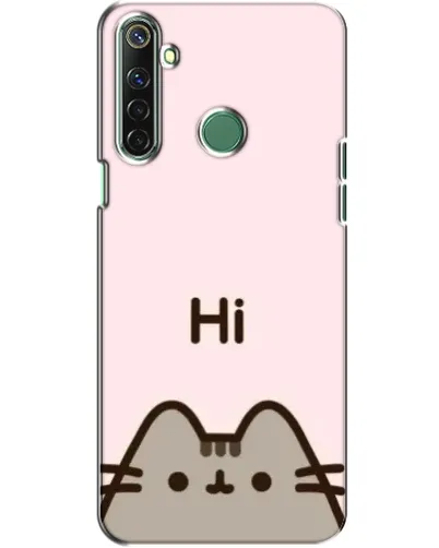 Чехол для Realme 6i с картинкой «Пушин говорит Hi»