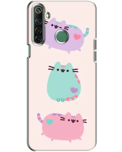 Чехол для Realme 6i с картинкой «Pusheen трио»