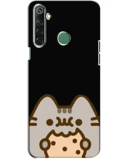 Чехол для Realme 6i с картинкой «Пушин на черном»