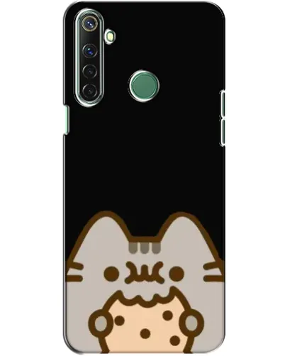Чехол для Realme 6i с картинкой «Пушин на черном»