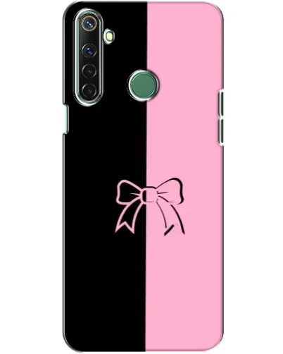 Чехол для Realme 6i с картинкой «Половинки банта»