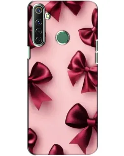 Чехол для Realme 6i с картинкой «Бордовый атлас»