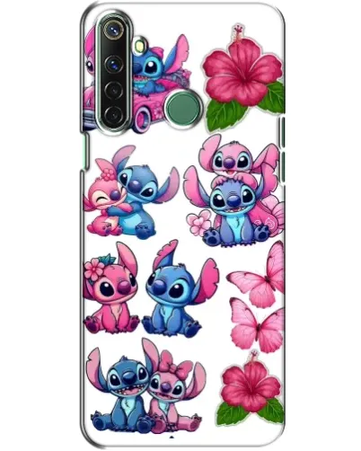 Чохол для Realme 6i з картинкою «Стікери Stitch та Angel» Чохол для Realme 6i з картинкою «Стікери Stitch та Angel»