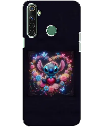 Чохол для Realme 6i з картинкою «Stitch у квітах» Чохол для Realme 6i з картинкою «Stitch у квітах»