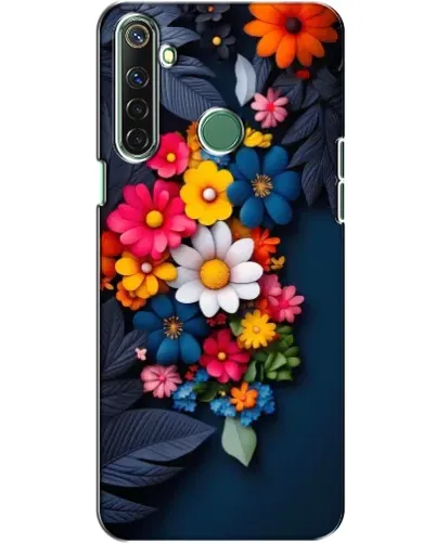 Чехол для Realme 6i с картинкой «Цветочная феерия»