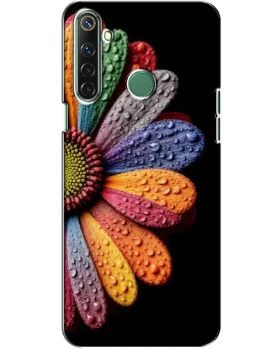 Чехол для Realme 6i с картинкой «Радужный цветок»
