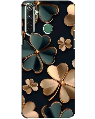 Чехол для Realme 6i с картинкой «Клевер в золоте»