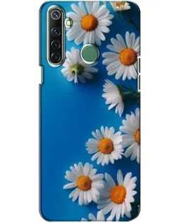 Чехол для Realme 6i с картинкой «Белоснежные маргаритки»