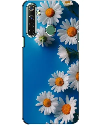 Чехол для Realme 6i с картинкой «Белоснежные маргаритки»