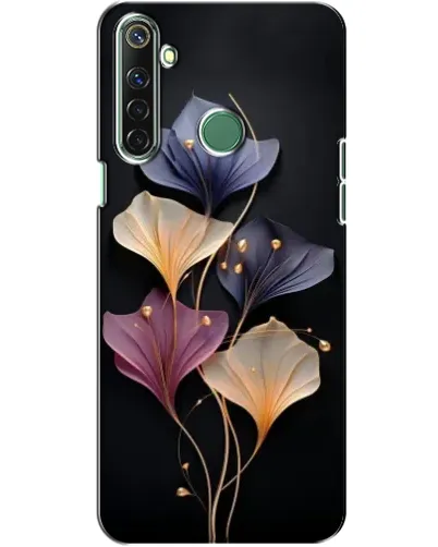 Чехол для Realme 6i с картинкой «Лиловые цветы грации»