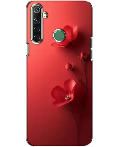 Чехол для Realme 6i с картинкой «Маковые соцветия»
