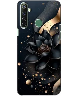 Чехол для Realme 6i с картинкой «Черный лотос»