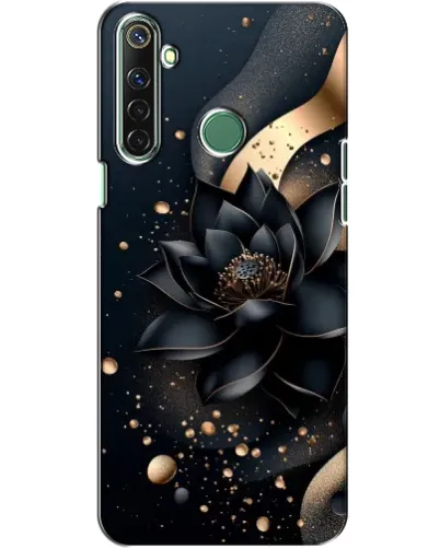 Чехол для Realme 6i с картинкой «Черный лотос»