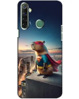 Чехол для Realme 6i с картинкой «Капи-мен супергерой»
