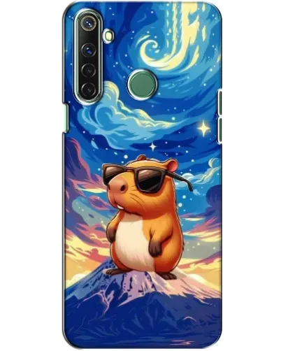 Чехол для Realme 6i с картинкой «Капибара Ван Гога»