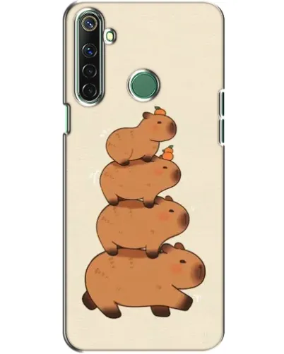 Чехол для Realme 6i с картинкой «Башня из капибар»