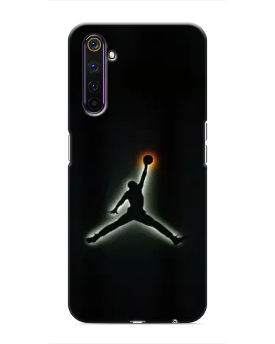 Чехол для Realme 6 Pro с картинкой «Jordan Gradient Logo»