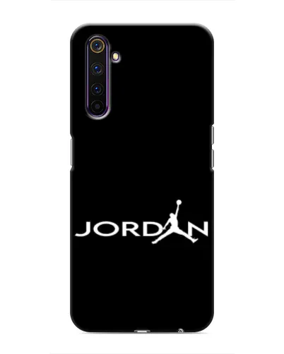 Чехол для Realme 6 Pro с картинкой «Jordan White Logo»