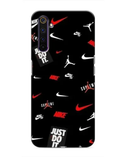 Чехол для Realme 6 Pro с картинкой «Nike Mix Pattern»
