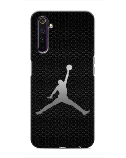 Чехол для Realme 6 Pro с картинкой «Jordan Dark Carbon»