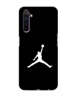 Чехол для Realme 6 Pro с картинкой «Jordan Silhouette»