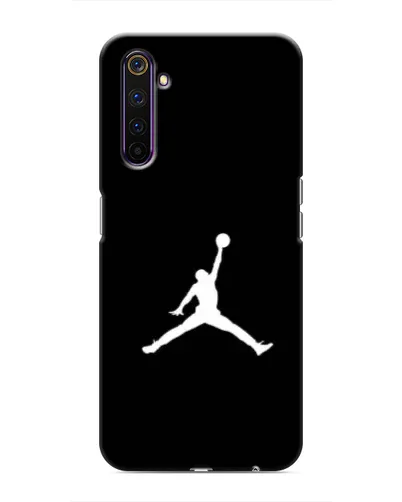 Чехол для Realme 6 Pro с картинкой «Jordan Silhouette»