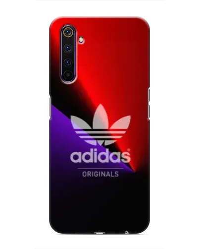 Чехол для Realme 6 Pro с картинкой «Adidas Red Neon»