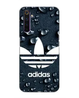 Чехол для Realme 6 Pro с картинкой «Adidas Trefoil Blue»
