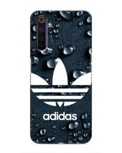Чехол для Realme 6 Pro с картинкой «Adidas Trefoil Blue»