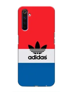 Чехол для Realme 6 Pro с картинкой «Ретро блоки Adidas»