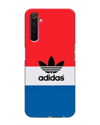 Чехол для Realme 6 Pro с картинкой «Ретро блоки Adidas»