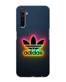 Чехол для Realme 6 Pro с картинкой «Неоновый Adidas»