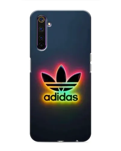Чехол для Realme 6 Pro с картинкой «Неоновый Adidas»