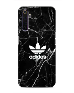 Чехол для Realme 6 Pro с картинкой «Белый мрамор Adidas»