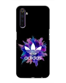 Чехол для Realme 6 Pro с картинкой «Взрыв красок Adidas»
