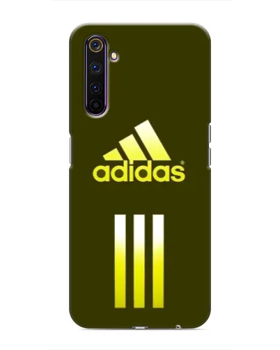 Чехол для Realme 6 Pro с картинкой «Оливковый градиент Adidas»