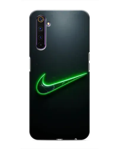 Чехол для Realme 6 Pro с картинкой «Неоновый контур Nike» Чехол для Realme 6 Pro с картинкой «Неоновый контур Nike»
