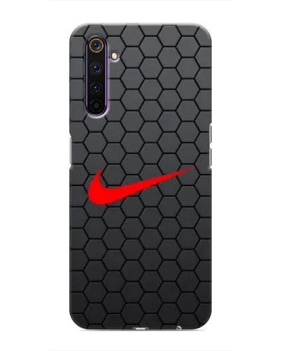 Чехол для Realme 6 Pro с картинкой «Nike — карбоновая сетка» Чехол для Realme 6 Pro с картинкой «Nike — карбоновая сетка»