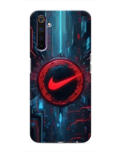 Чехол для Realme 6 Pro с картинкой «Техногенный стиль Nike» Чехол для Realme 6 Pro с картинкой «Техногенный стиль Nike»
