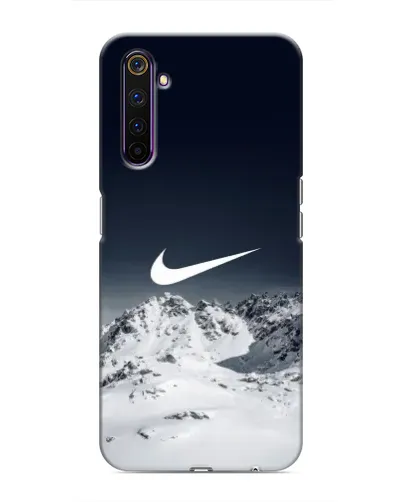 Чехол для Realme 6 Pro с картинкой «Nike — зимние горы» Чехол для Realme 6 Pro с картинкой «Nike — зимние горы»